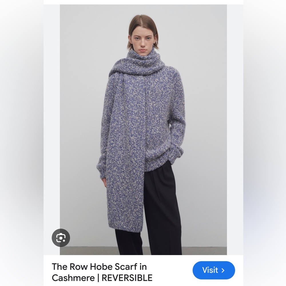 The Row Hobe Scarf – Blue | NWT